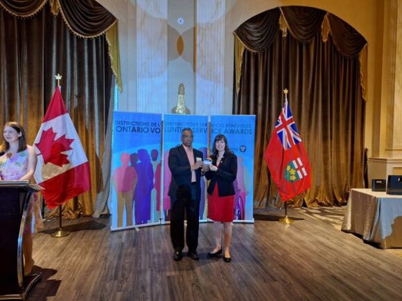 Ontario Volunteer Service Awards – Dominiq Savarimuthu